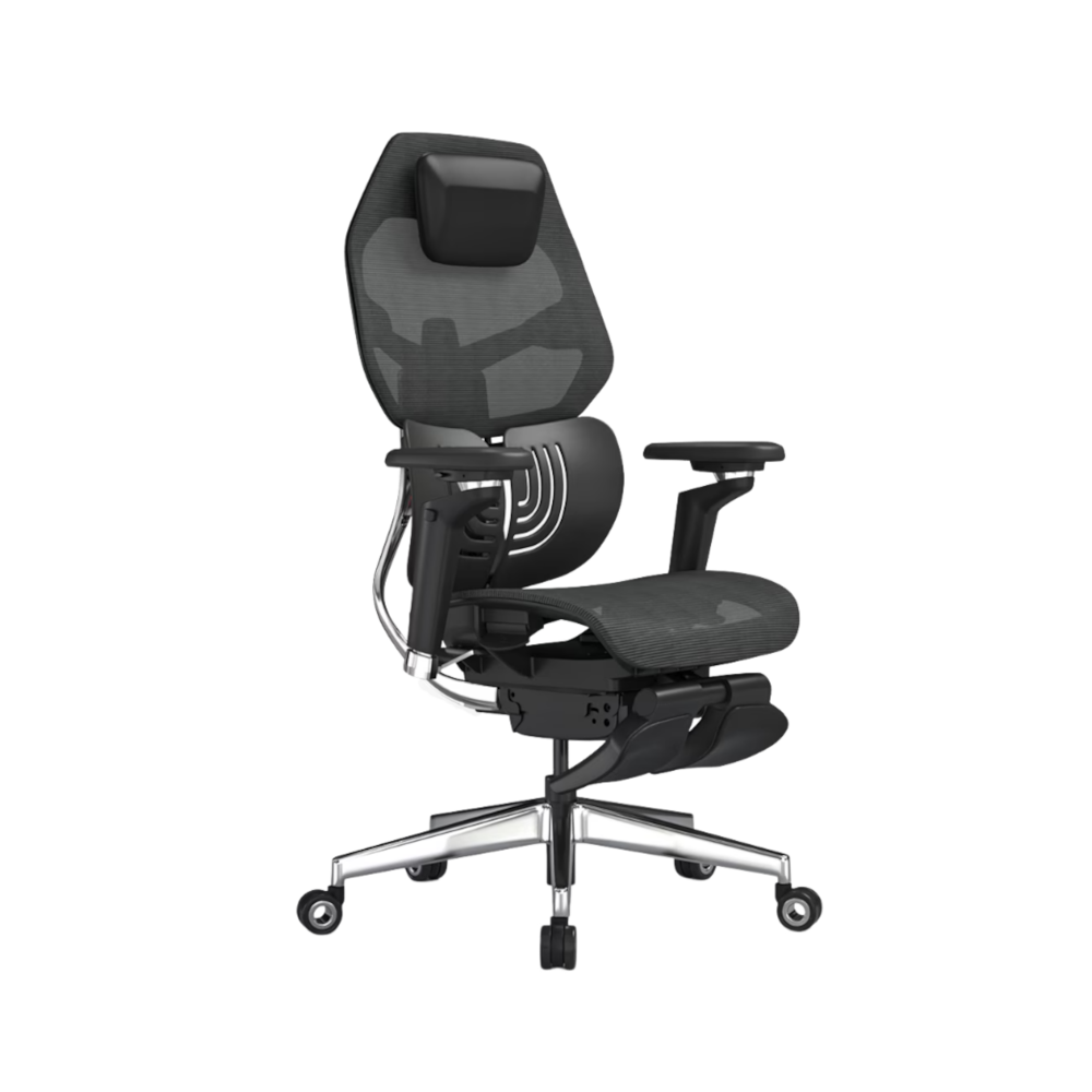 Ergonomic Gaming & Office Chair with Dual Lumbar Support, 6D Armrests and Recline_4Dock
